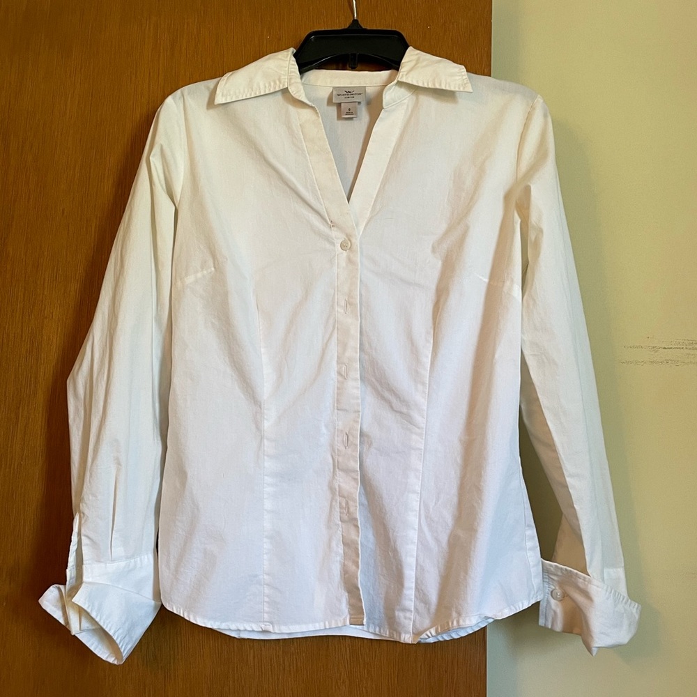 White button down shirt